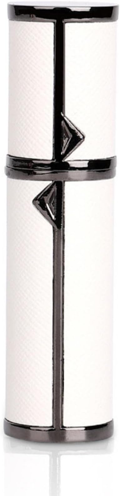 Portable Mini Refillable Perfume Bottle Empty Fine Mist Travel Spray Bottle Scent Pump Case Sprayer (Black）
